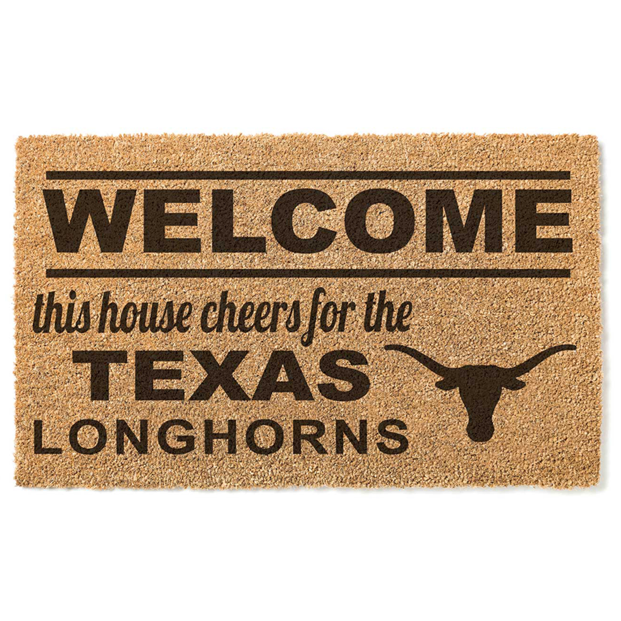 Texas Longhorns 18" x 30" Welcome Doormat