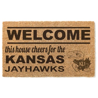 Kansas Jayhawks 18" x 30" Welcome Doormat