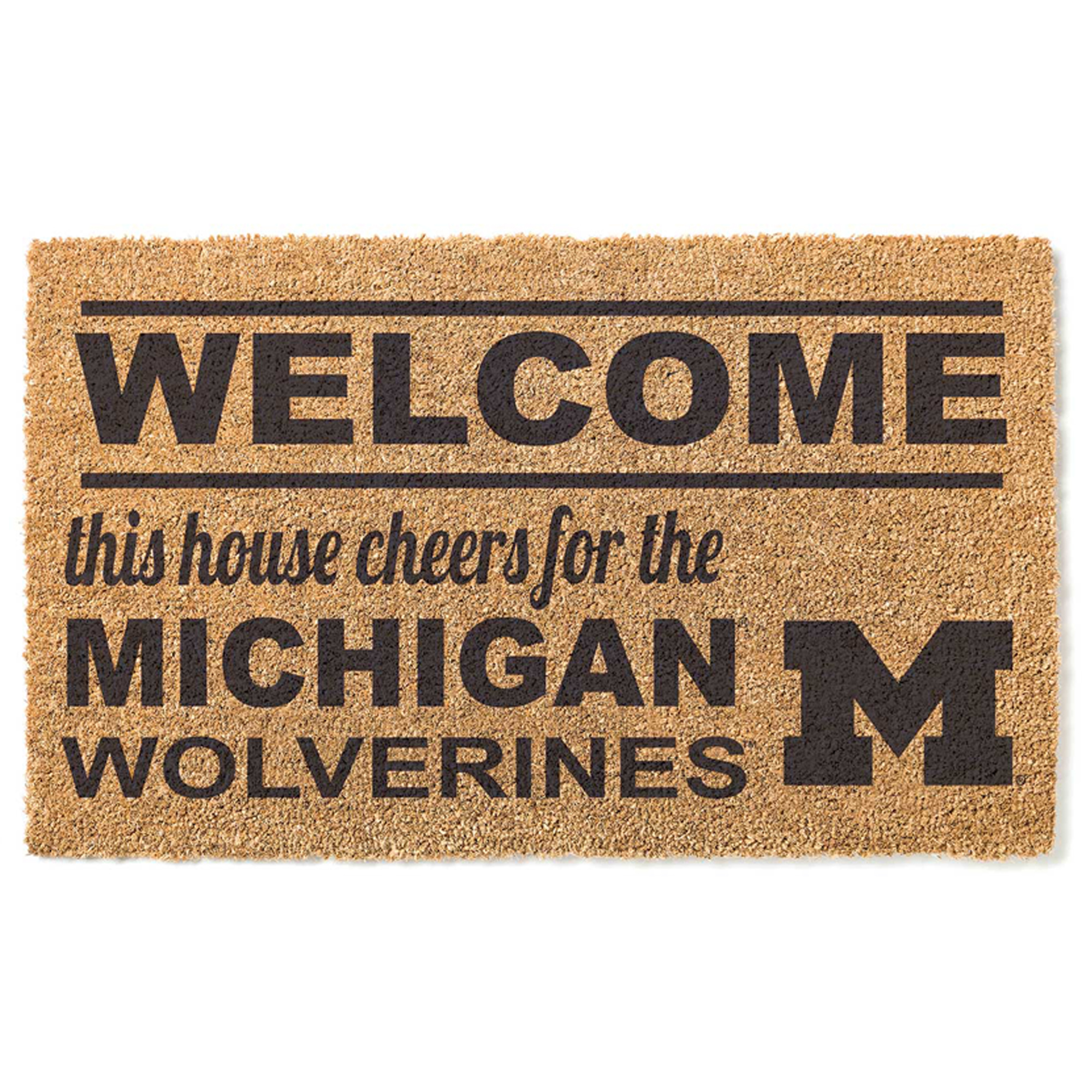 Michigan Wolverines 18" x 30" Welcome Doormat
