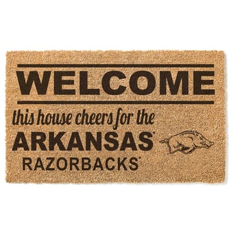 Arkansas Razorbacks 18" x 30" Welcome Doormat