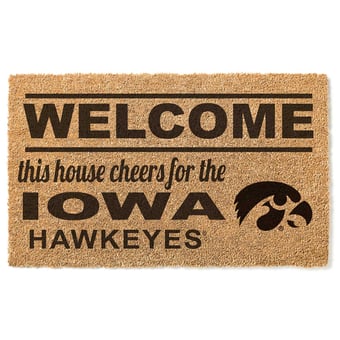 Iowa Hawkeyes 18" x 30" Welcome Doormat
