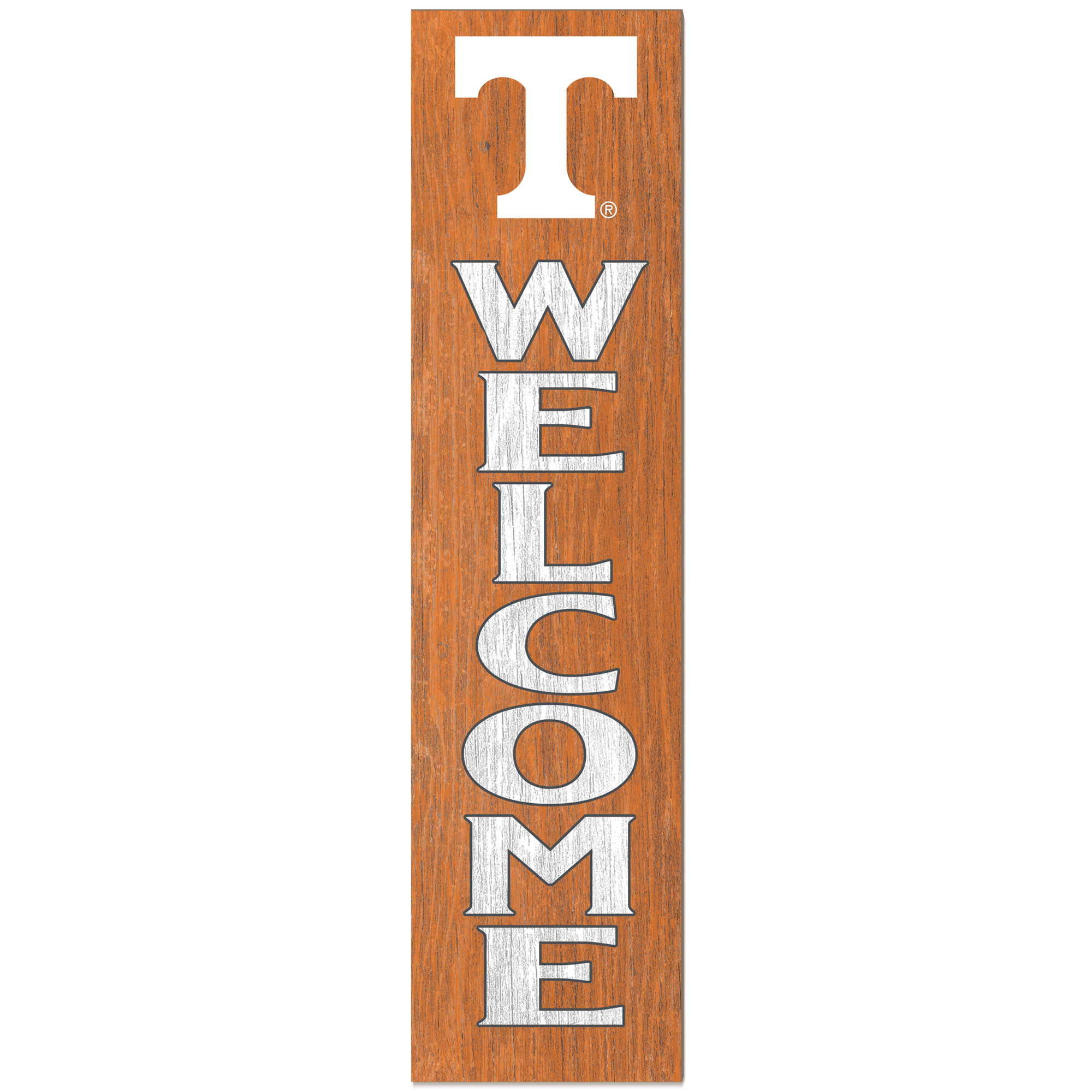 Tennessee Volunteers 12” x 48” Welcome Outdoor Leaner Tennessee Volunteers 12” x 48” Welcome Outdoor Leaner