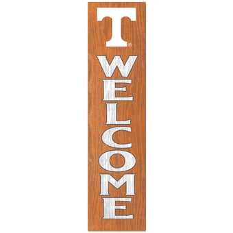 Tennessee Volunteers 12'' x 48'' Welcome Outdoor Leaner