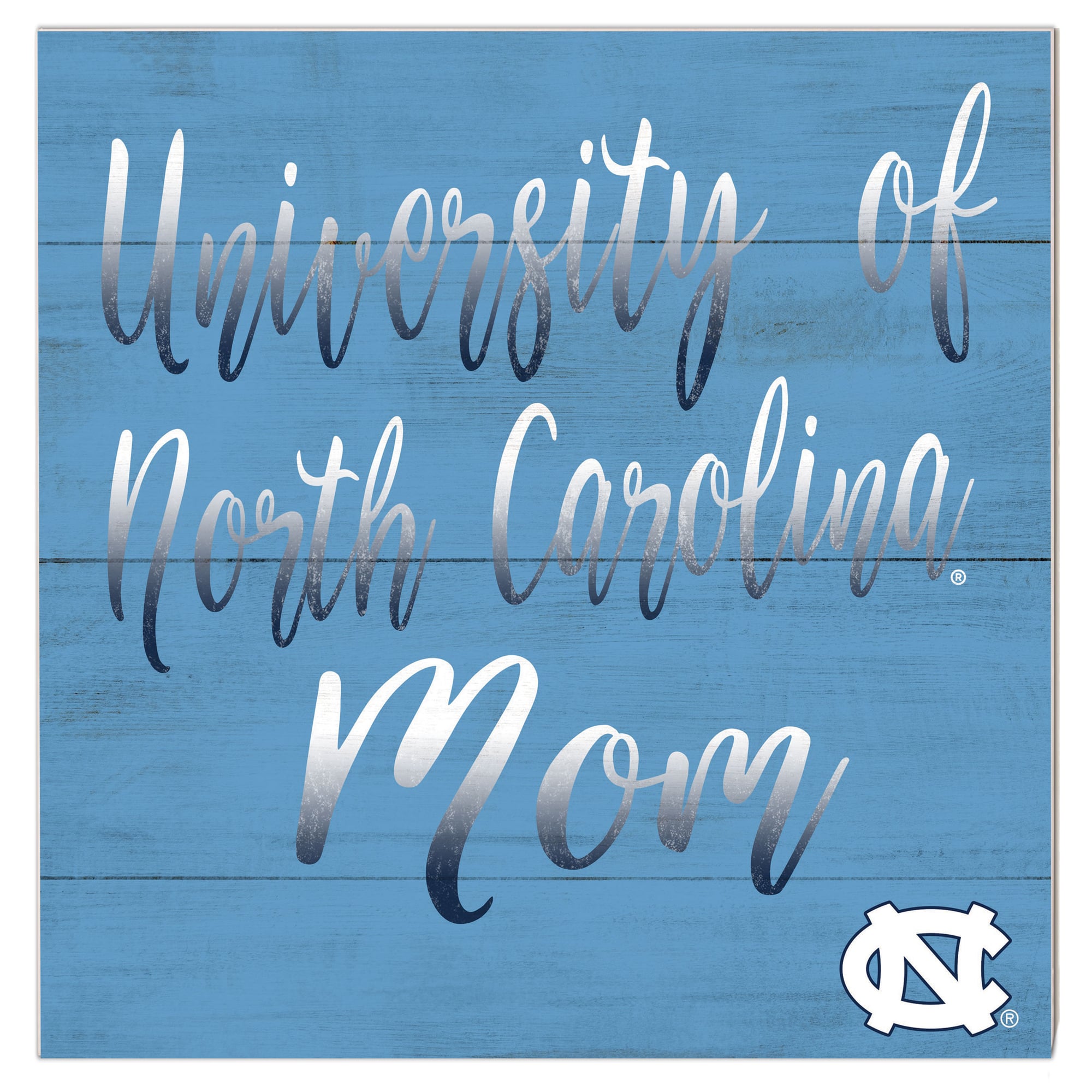 North Carolina Tar Heels 10'' x 10'' Mom Plaque