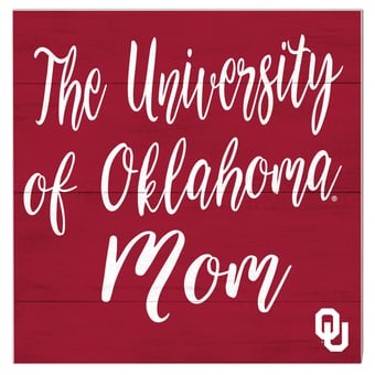Oklahoma Sooners 10'' x 10'' Mom Plaque