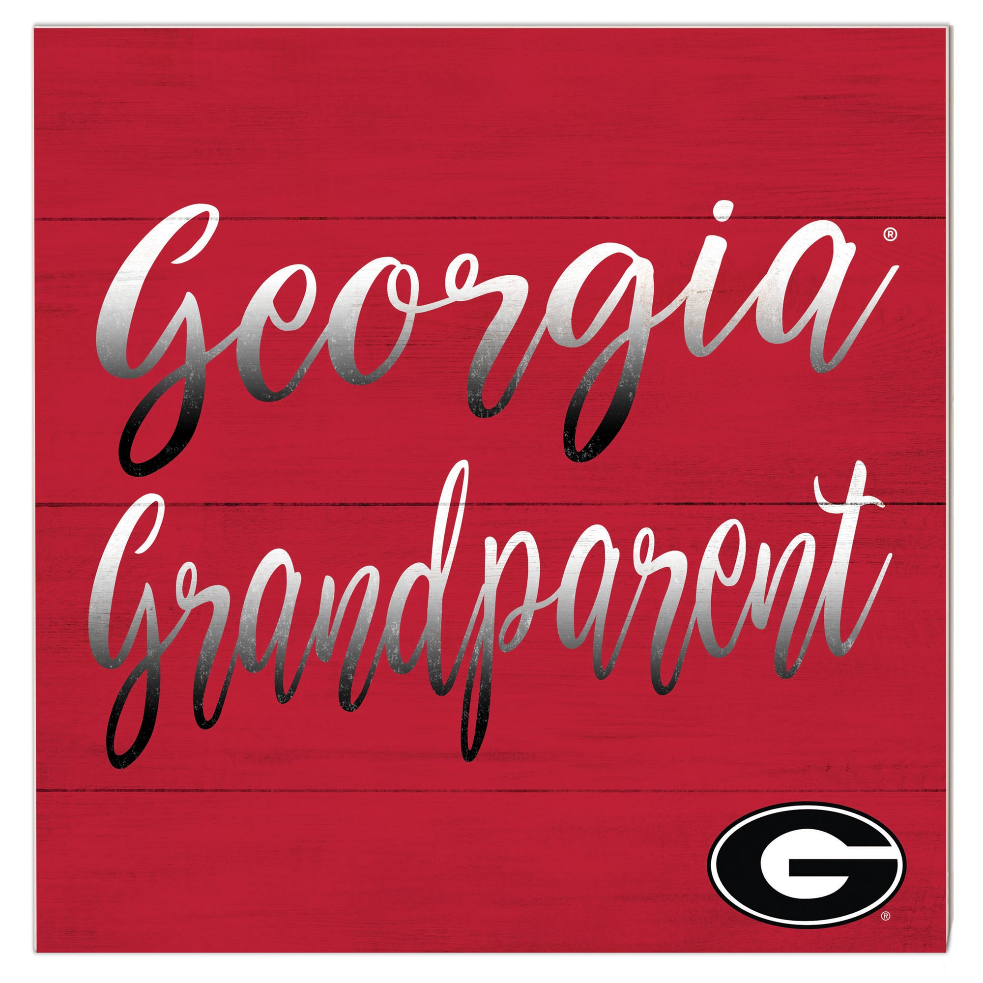 Georgia Bulldogs 10'' x 10'' Grandparent Plaque