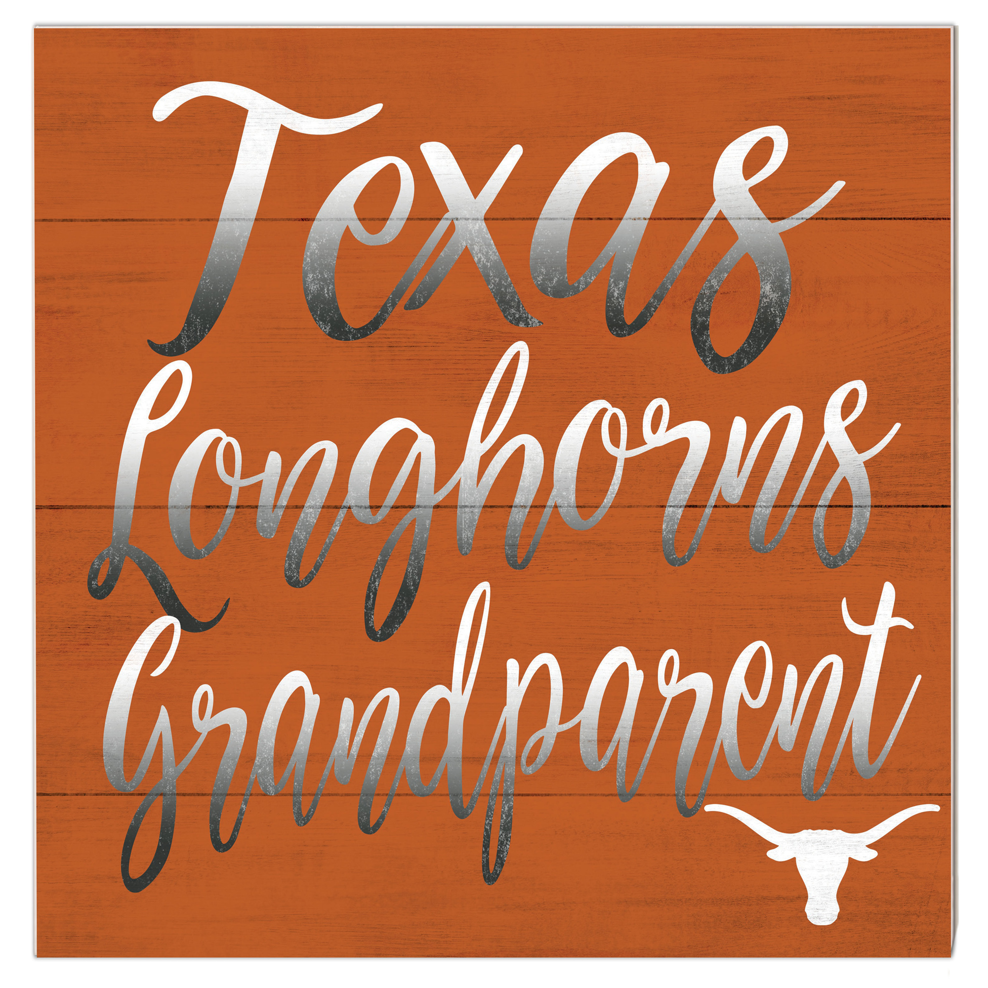 Texas Longhorns 10'' x 10'' Grandparent Plaque