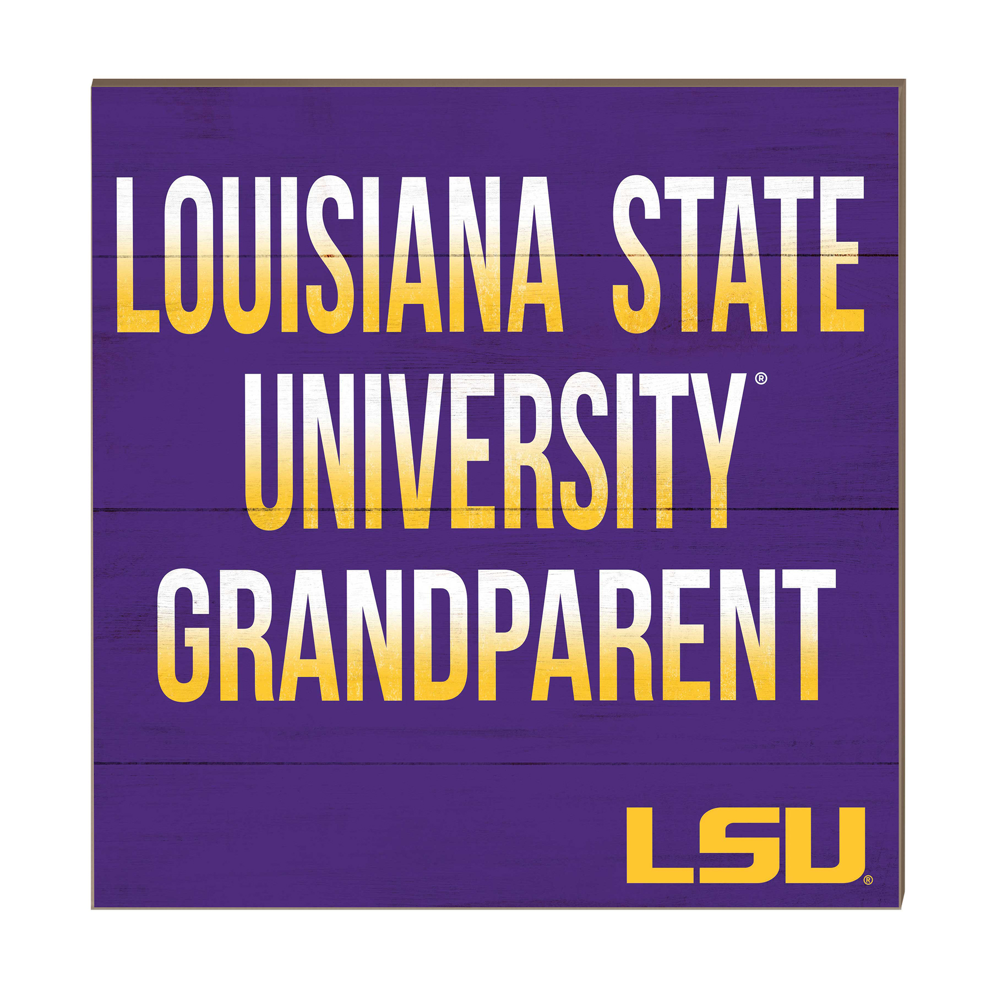 LSU Tigers 10'' x 10'' Grandparent Plaque