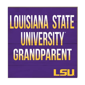 LSU Tigers 10'' x 10'' Grandparent Plaque