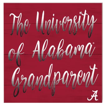 Alabama Crimson Tide 10'' x 10'' Grandparent Plaque
