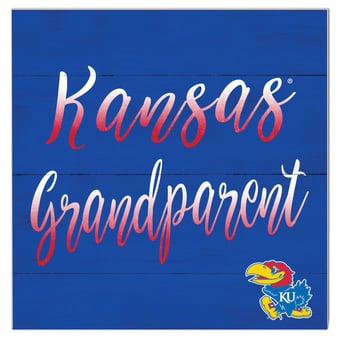 Kansas Jayhawks 10'' x 10'' Grandparent Plaque