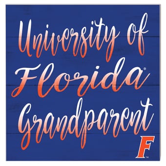 Florida Gators 10'' x 10'' Grandparent Plaque