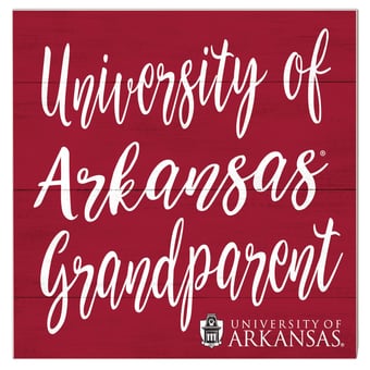 Arkansas Razorbacks 10'' x 10'' Grandparent Plaque