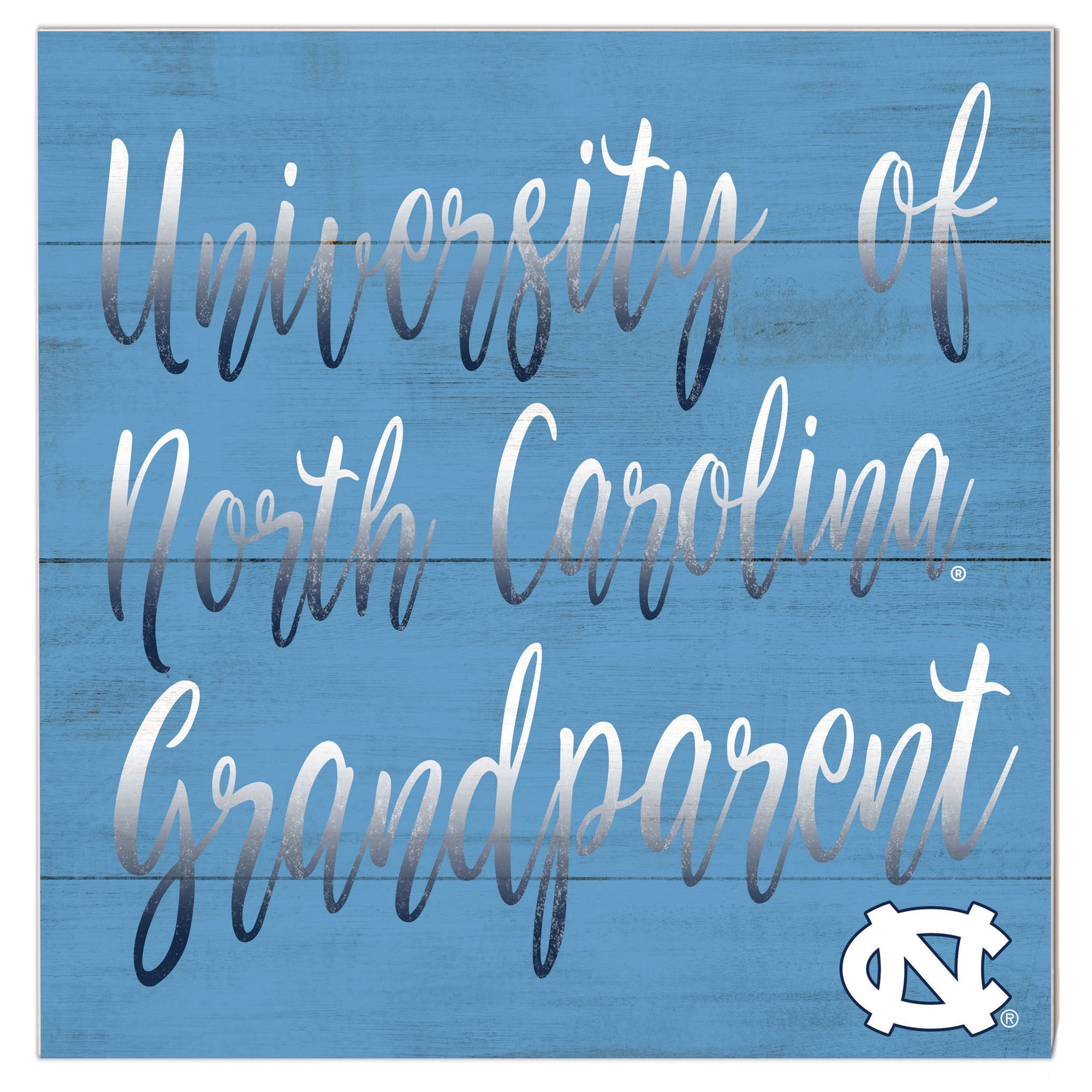 North Carolina Tar Heels 10'' x 10'' Grandparent Plaque