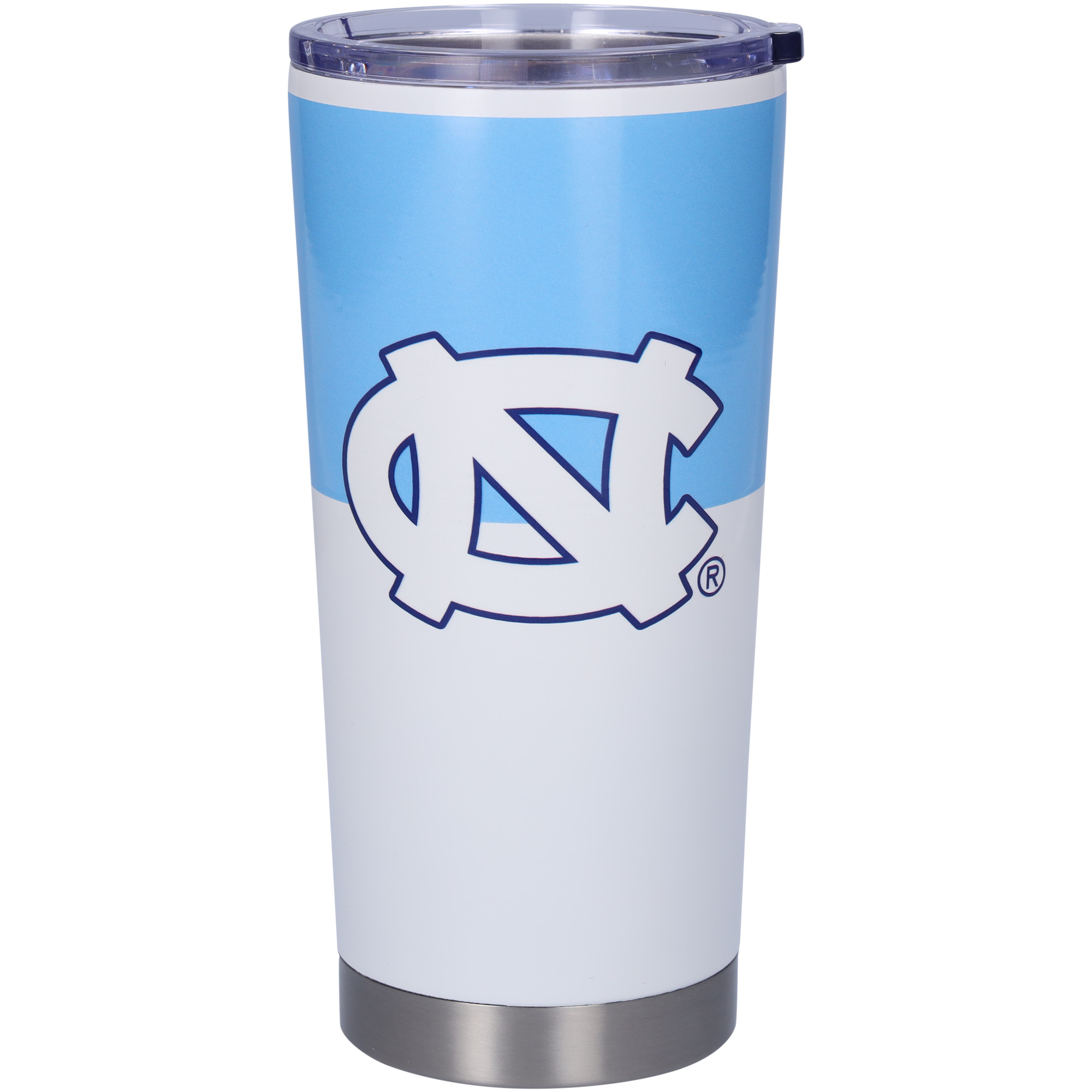 North Carolina Tar Heels 20oz. Colorblock Stainless Tumbler North Carolina Tar Heels 20oz. Colorblock Stainless Tumbler