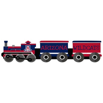 Arizona Wildcats 6'' x 24'' Train Cutout Sign