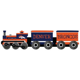 Denver Broncos 6'' x 24'' Train Cutout Sign