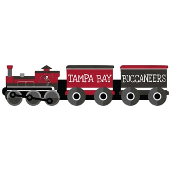 Tampa Bay Buccaneers 6'' x 24'' Train Cutout Sign