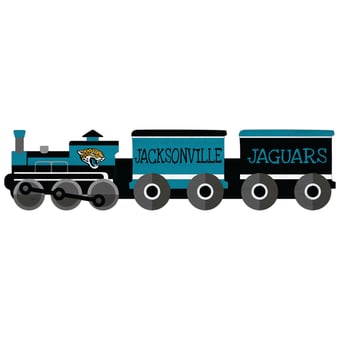 Jacksonville Jaguars 6'' x 24'' Train Cutout Sign