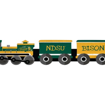 NDSU Bison 6'' x 24'' Train Cutout Sign