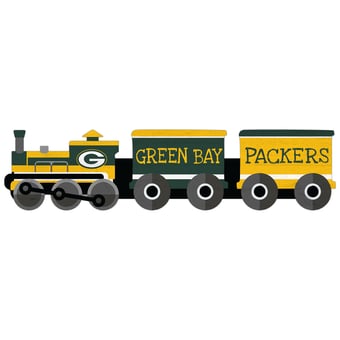 Green Bay Packers 6'' x 24'' Train Cutout Sign