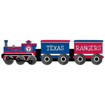 Texas Rangers 6'' x 24'' Train Cutout Sign