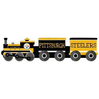 Pittsburgh Steelers 6'' x 24'' Train Cutout Sign