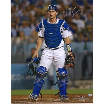 Will Smith Los Angeles Dodgers Autographed 16" x 20" Catchers Gear Photograph