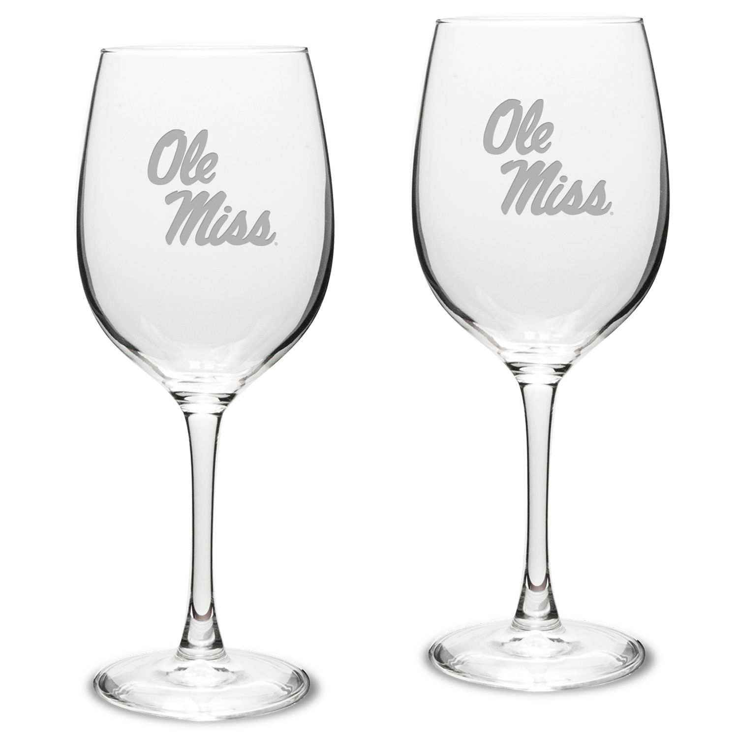Ole Miss Rebels 2-Piece 16oz. Traditional White Wine Glass Set Ole Miss Rebels 2-Piece 16oz. Traditional White Wine Glass Set