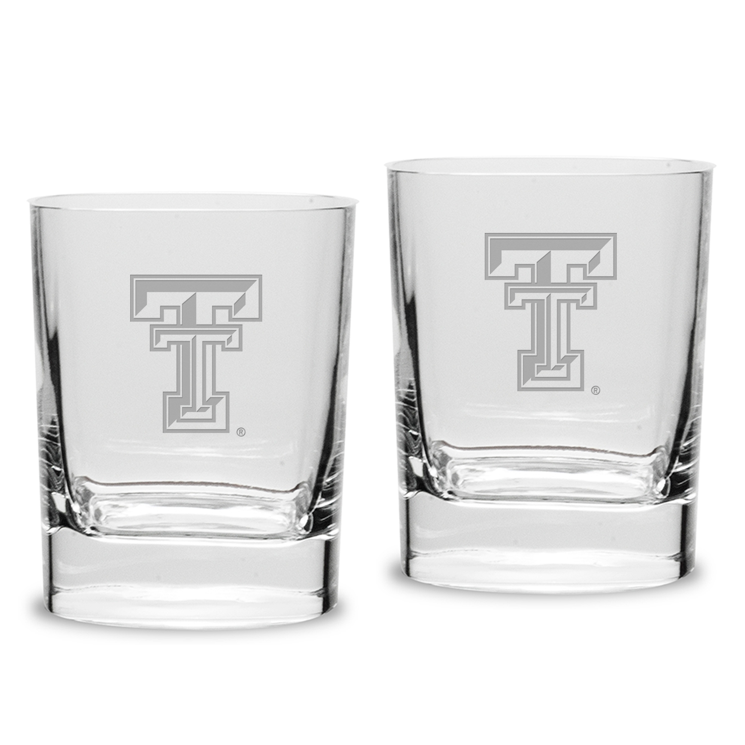 Texas Tech Red Raiders 2-Piece 11.75oz. Square Double Old-Fashioned Glass Set Texas Tech Red Raiders 2-Piece 11.75oz. Square Double Old-Fashioned Glass Set