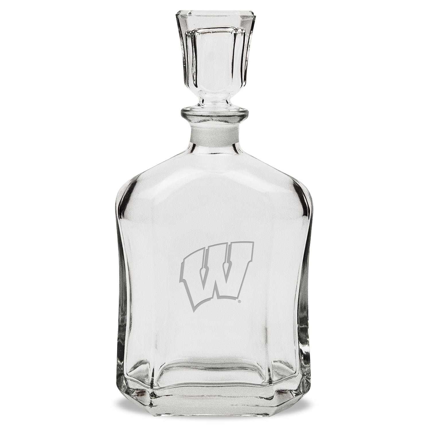 Wisconsin Badgers 23.75oz. Crystal Decanter