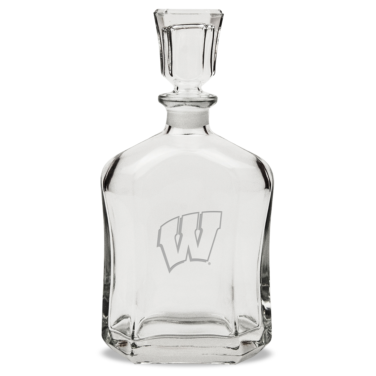 Wisconsin Badgers 23.75oz. Crystal Decanter Wisconsin Badgers 23.75oz. Crystal Decanter