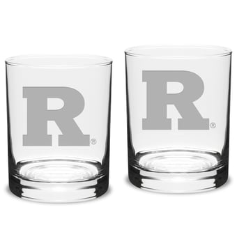 Rutgers Scarlet Knights 2-Piece 14oz. Classic Double Old-Fashioned Glass Set