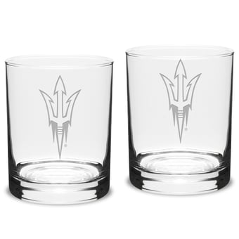 Arizona State Sun Devils 2-Piece 14oz. Classic Double Old-Fashioned Glass Set