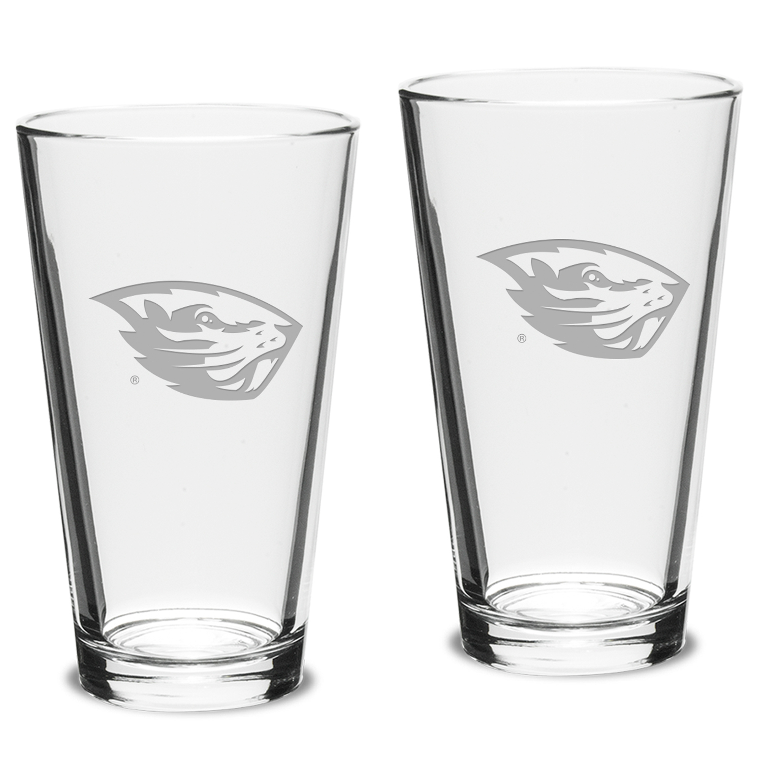 Oregon State Beavers 2-Piece 16oz. Classic Pub Glass Set Oregon State Beavers 2-Piece 16oz. Classic Pub Glass Set