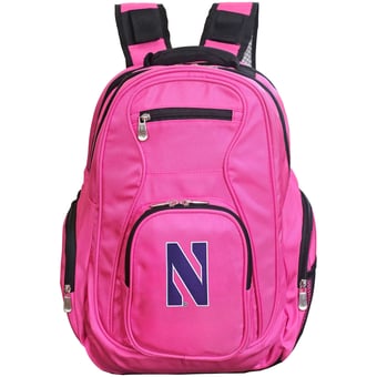 MOJO Pink Northwestern Wildcats 19" Premium Laptop Backpack