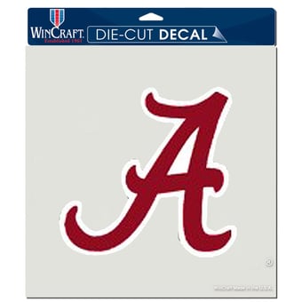 "WinCraft  Alabama Crimson Tide 8"" x 8"" Color Car Decal"