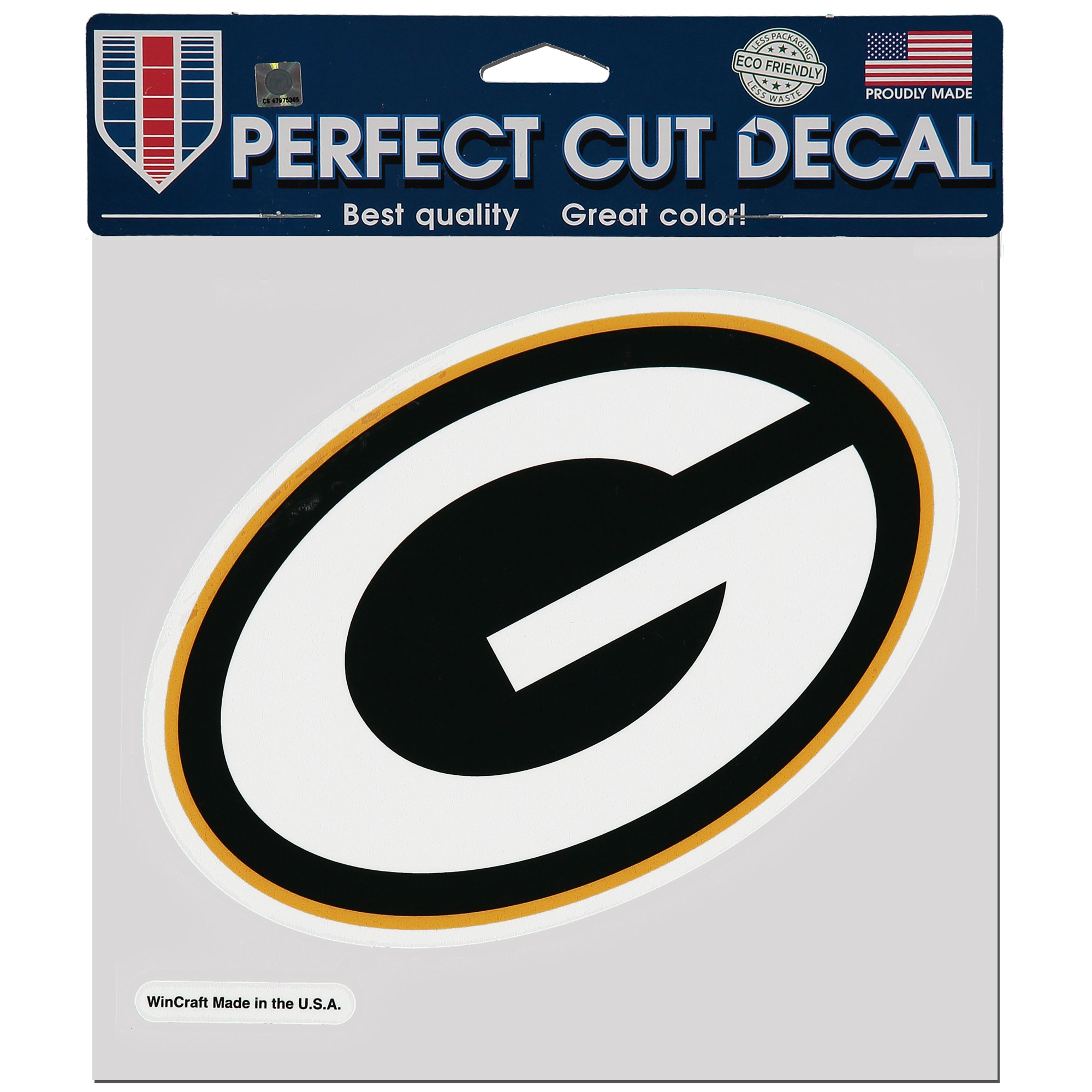 WinCraft Green Bay Packers 8" x 8" Color Car Decal