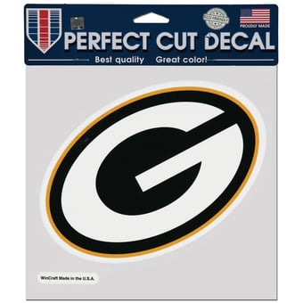 "WinCraft  Green Bay Packers 8"" x 8"" Color Car Decal"