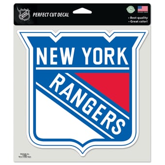 "WinCraft  New York Rangers 8"" x 8"" Color Car Decal"