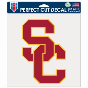 "WinCraft  USC Trojans 8"" x 8"" Color Car Decal"