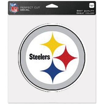 WinCraft  Pittsburgh Steelers 8" x 8" Color Car Decal