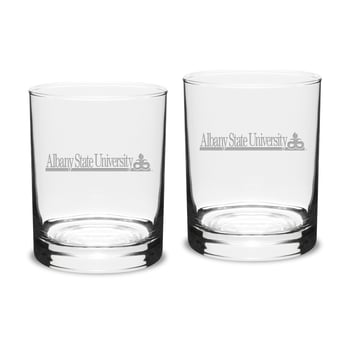 Albany State Golden Rams 14oz. 2-Piece Classic Double Old-Fashioned Glass Set