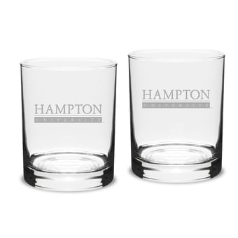 Hampton Pirates 14oz. 2-Piece Classic Double Old-Fashioned Glass Set