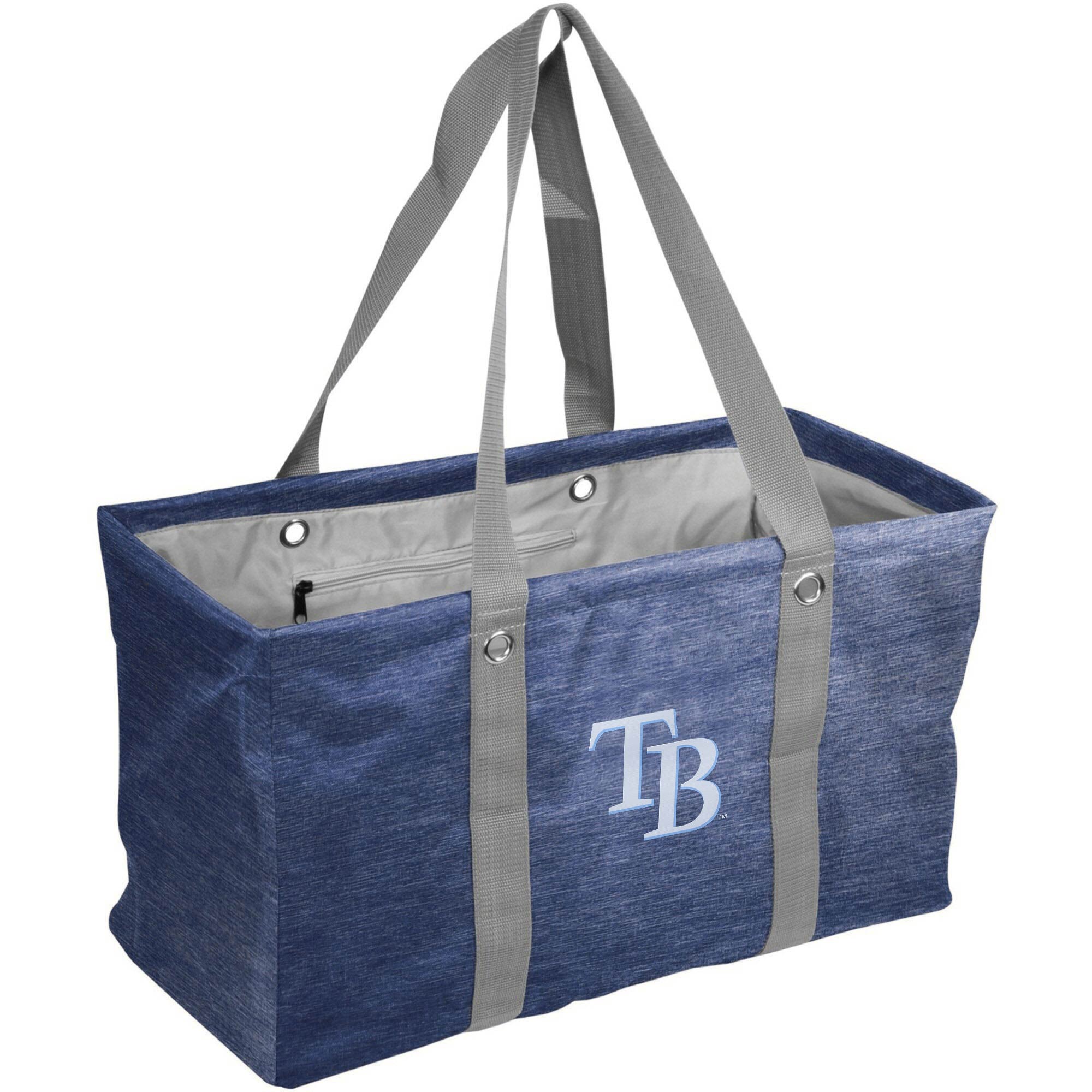 Tampa Bay Rays Crosshatch Picnic Caddy Tote Bag