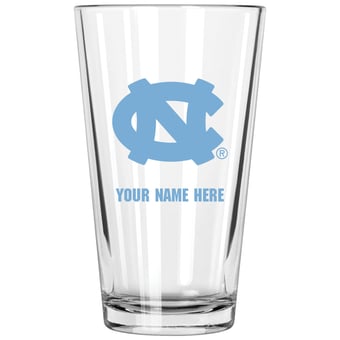 North Carolina Tar Heels 16oz. Personalized Pint Glass