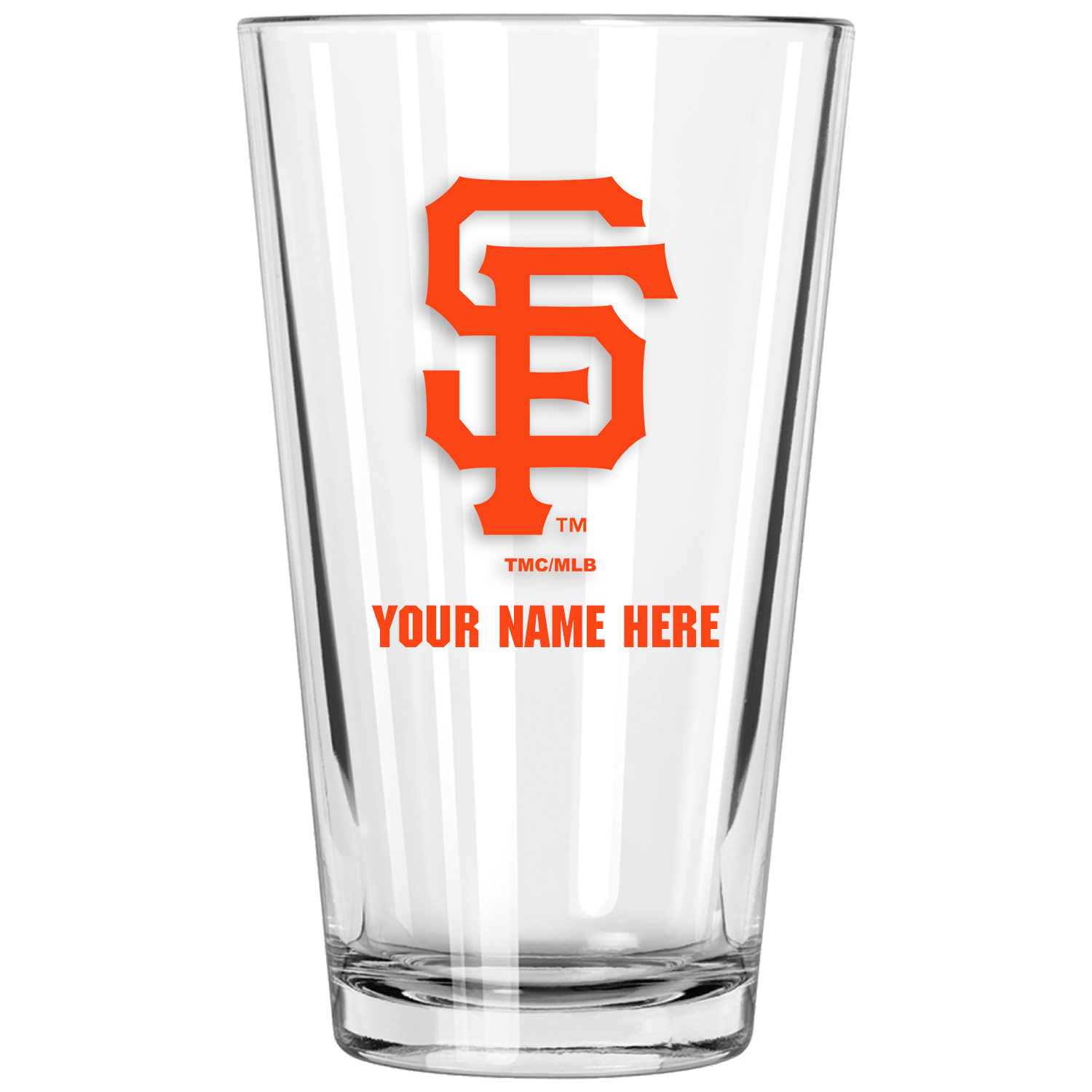 San Francisco Giants 16oz. Personalized Pint Glass San Francisco Giants 16oz. Personalized Pint Glass