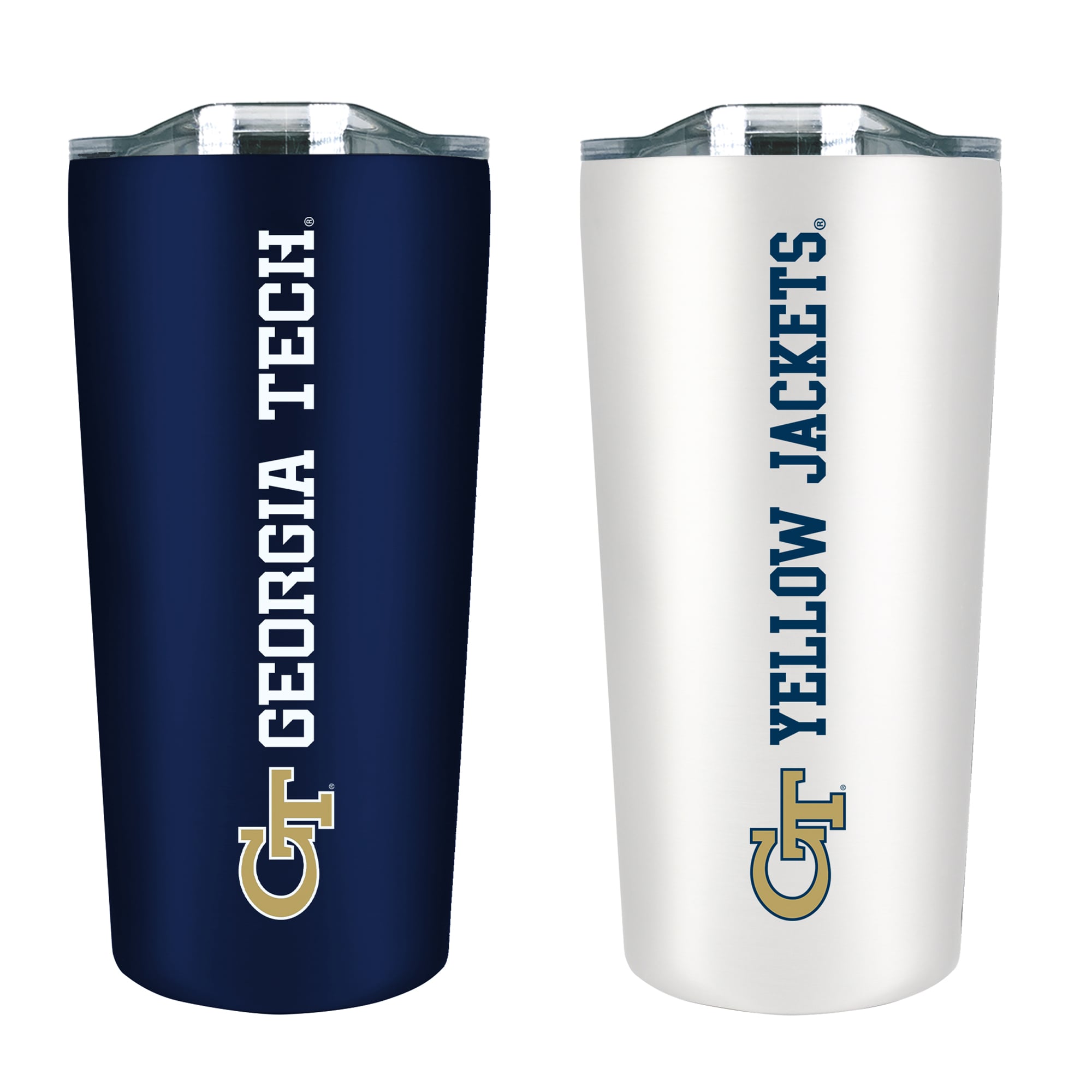 Georgia Tech Yellow Jackets 18oz. Soft Touch Tumbler Two-Piece Set