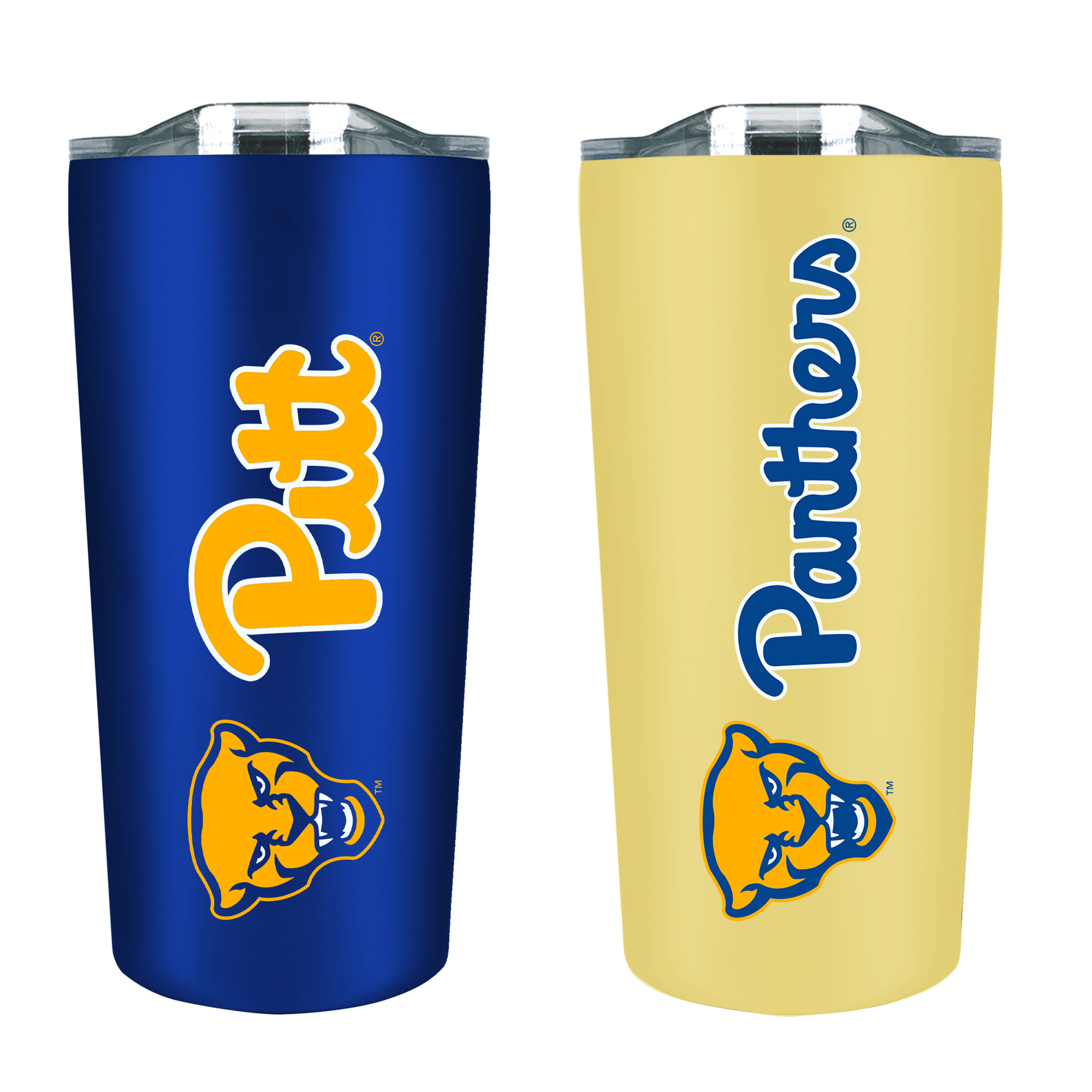 Pitt Panthers 18oz. Soft Touch Tumbler Two-Piece Set