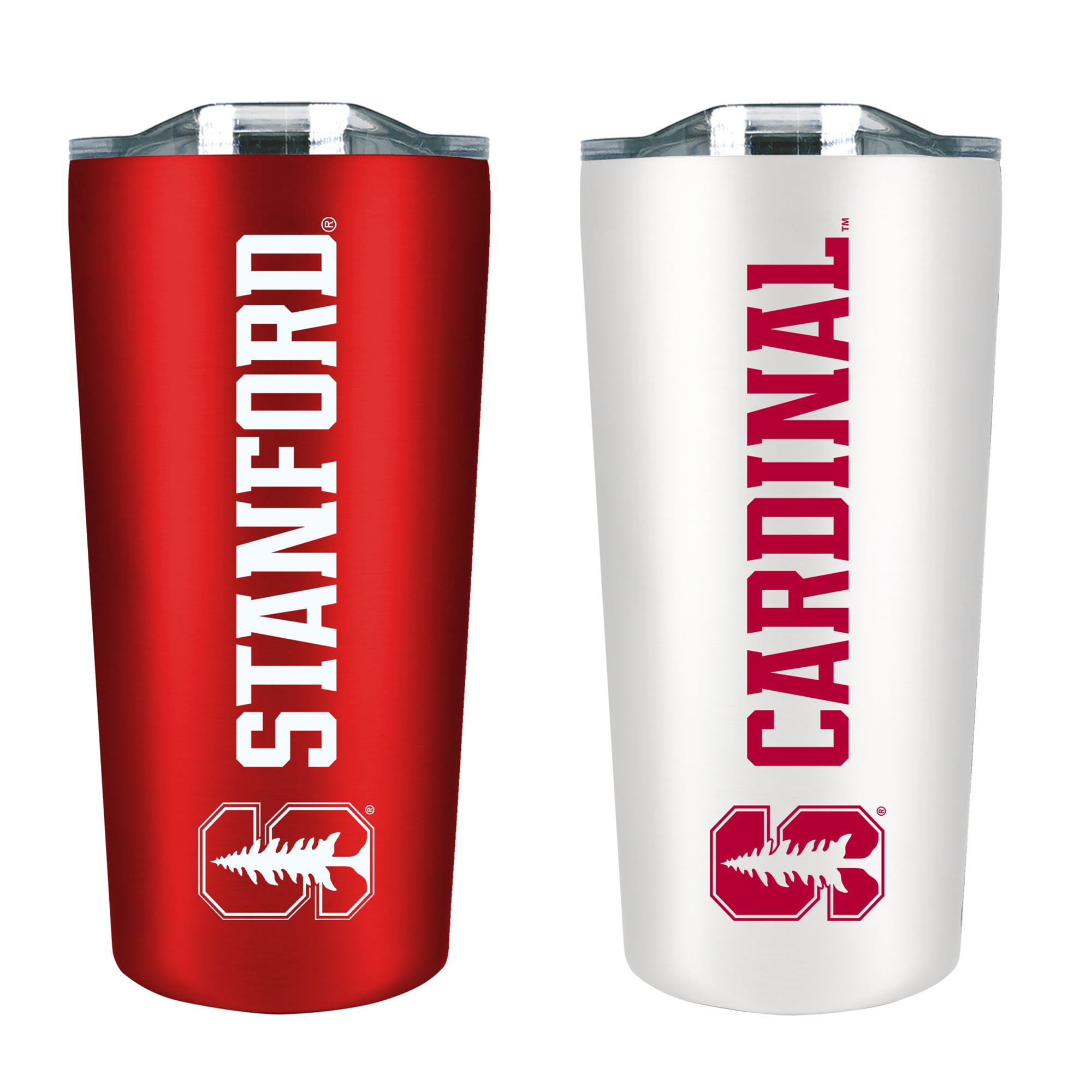 Stanford Cardinal 18oz. Soft Touch Tumbler Two-Piece Set